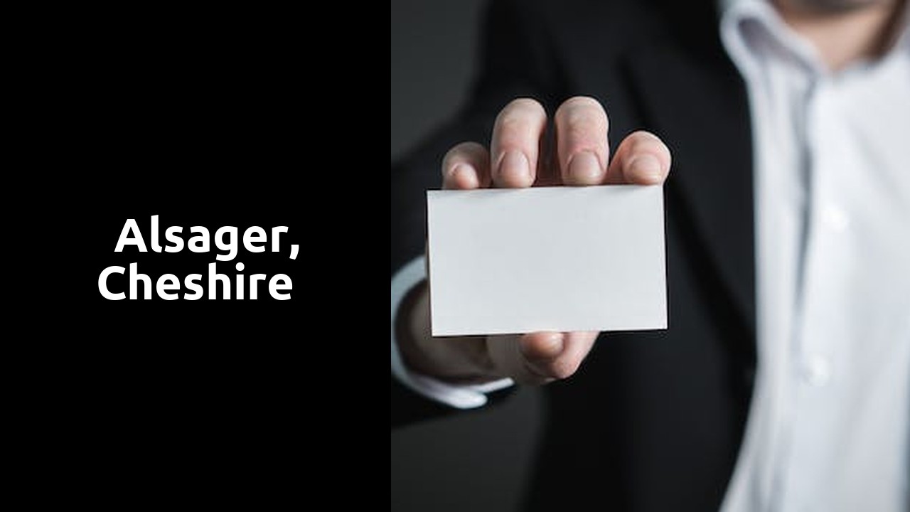 Things to do and places to visit in  Alsager, Cheshire